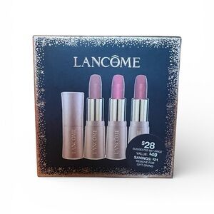 Lancôme L’Absolu Rouge Intimatte Mini Lipstick Set | 3 Shades | NIB
